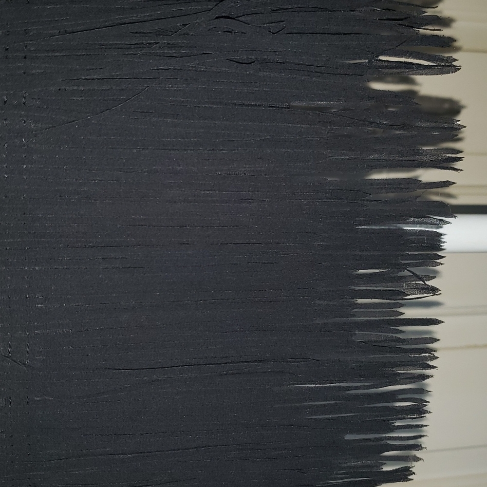 J. Crew Black Sleeveless Tiered Frindge Top Tank - Picture 10 of 16